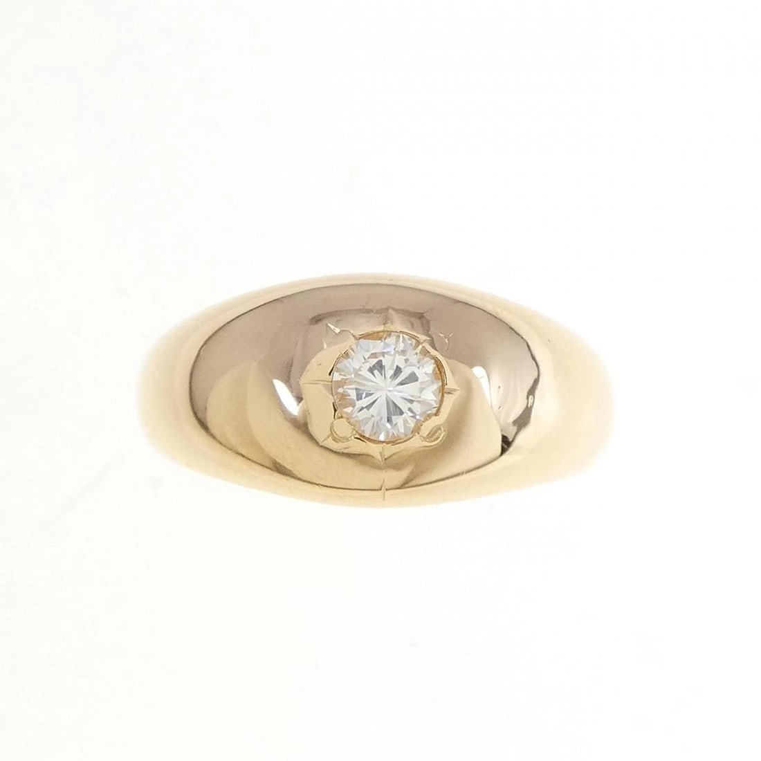 K18YG DIAMOND RING - 2