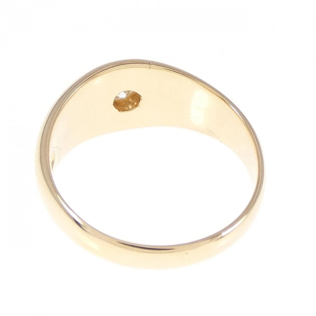 K18YG DIAMOND RING - 3