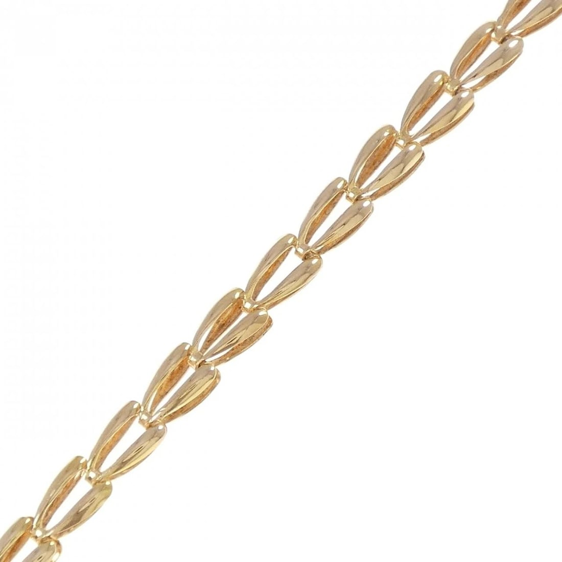 K18YG BRACELET: K18YG Bracelet Brand: Unbranded Type: Bracelet Material: K18 Yellow Gold, Color: Yellow Gold Size: 18.5cmActualSize Max W: 5.5mm Accessories: None Accessories Notice: When purchasing