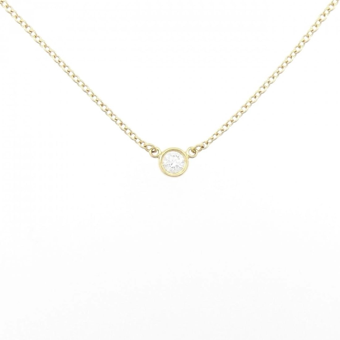 TIFFANY & CO. BY THE YARD NECKLACE: TIFFANY & Co. By the Yard Necklace Brand: TIFFANY&Co. Type: Necklace Material: 750 yellow gold, Main Stone/Creation Natural Color: yellow gold Size: 41cmActual Size Diameteraround: 3.8mm Chain