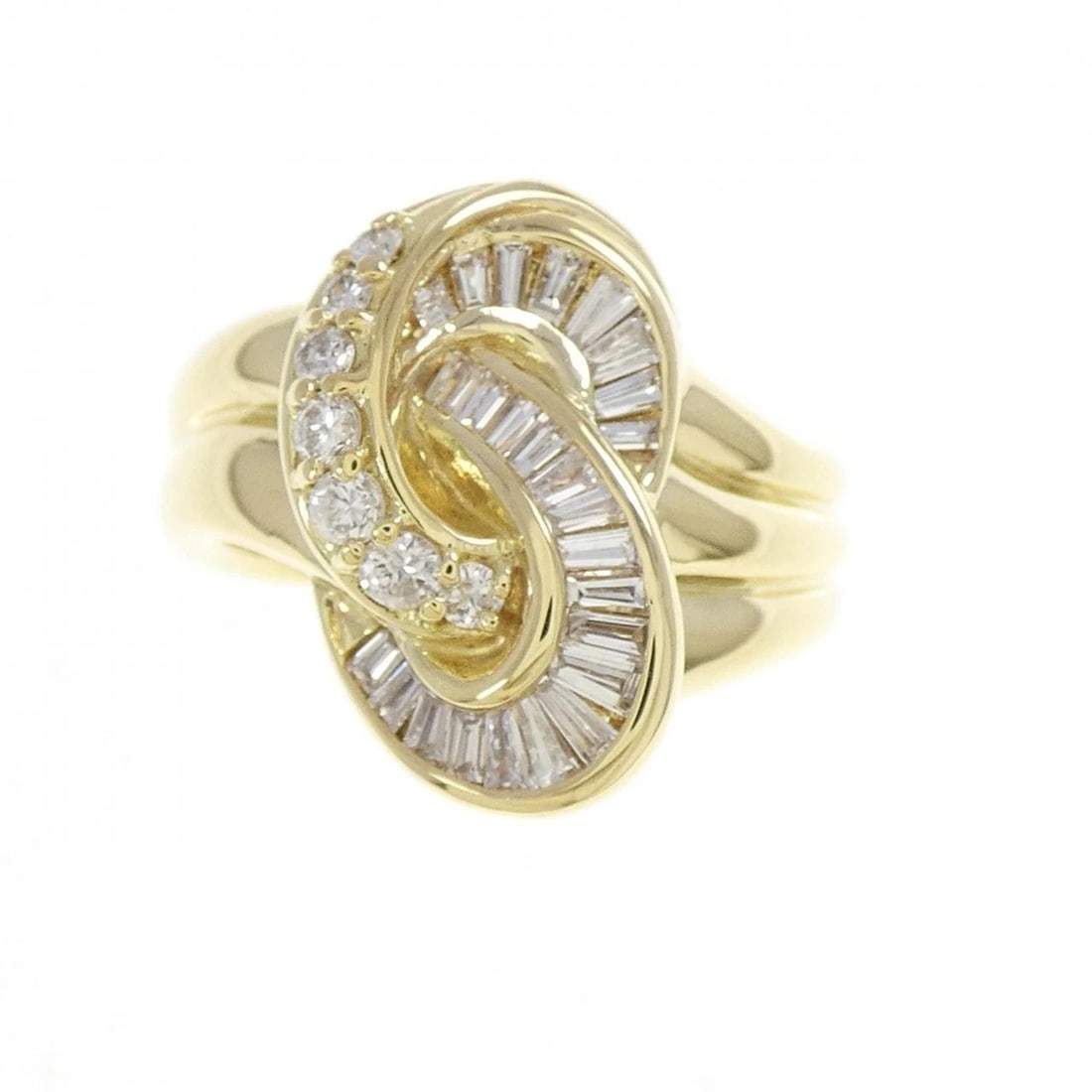 K18YG DIAMOND RING - 2