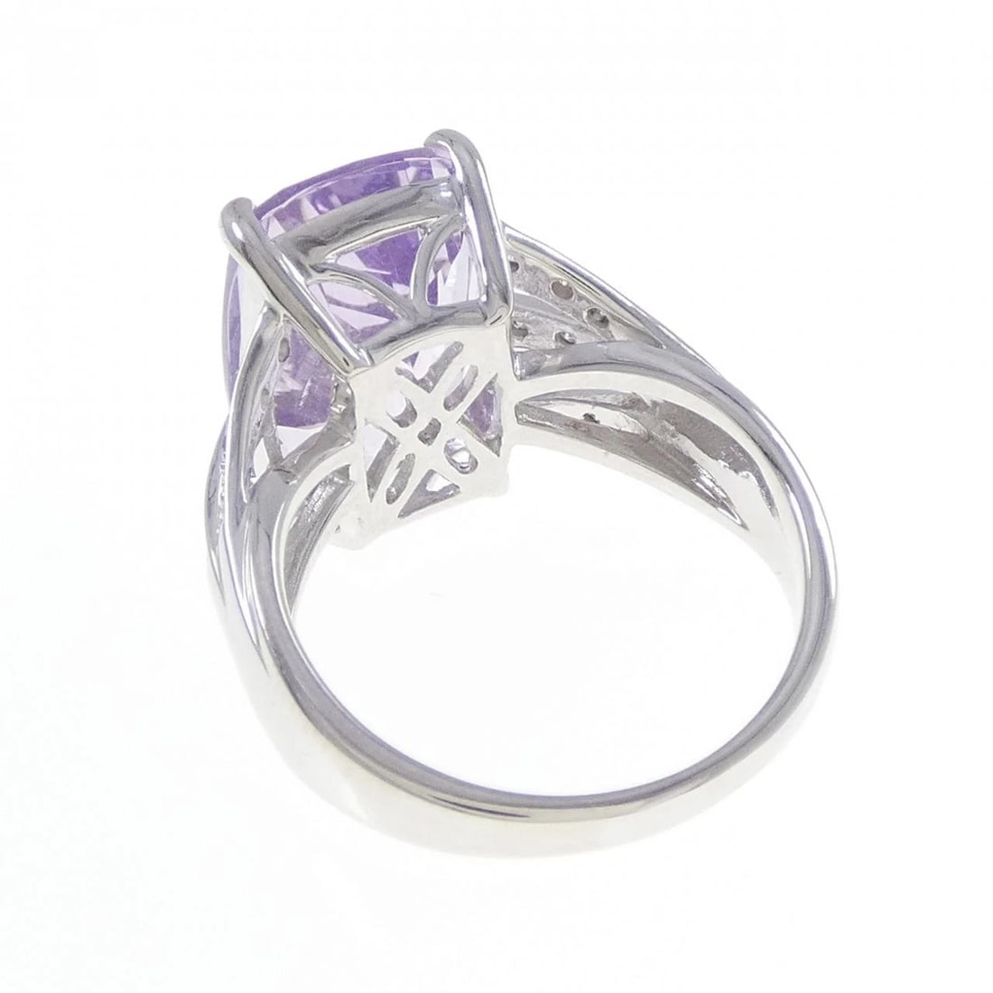 K18WG AMETHYST RING - 3