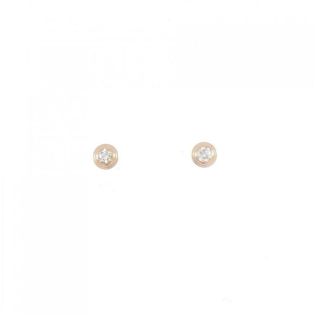CARTIER D'AMOUR EXTRA SMALL EARRINGS: Cartier d'Amour Extra Small Earrings Brand: Cartier Type: Earrings Material: 750 Pink Gold, Main Stone/Creation Natural Color: Pink Gold Size: ActualSize Diameter: 3.7mm Accessories: None