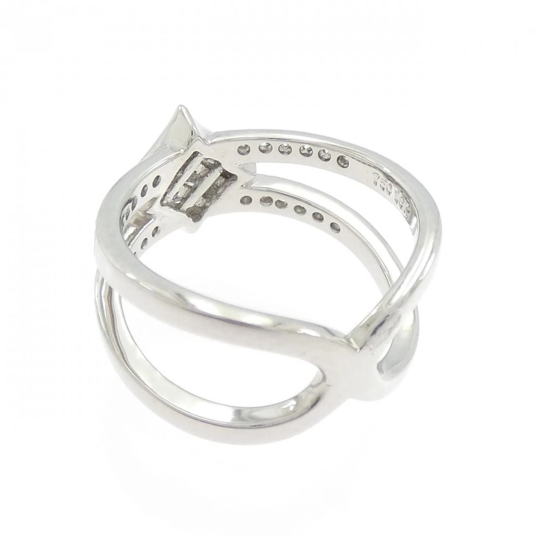 750WG DIAMOND RING - 3