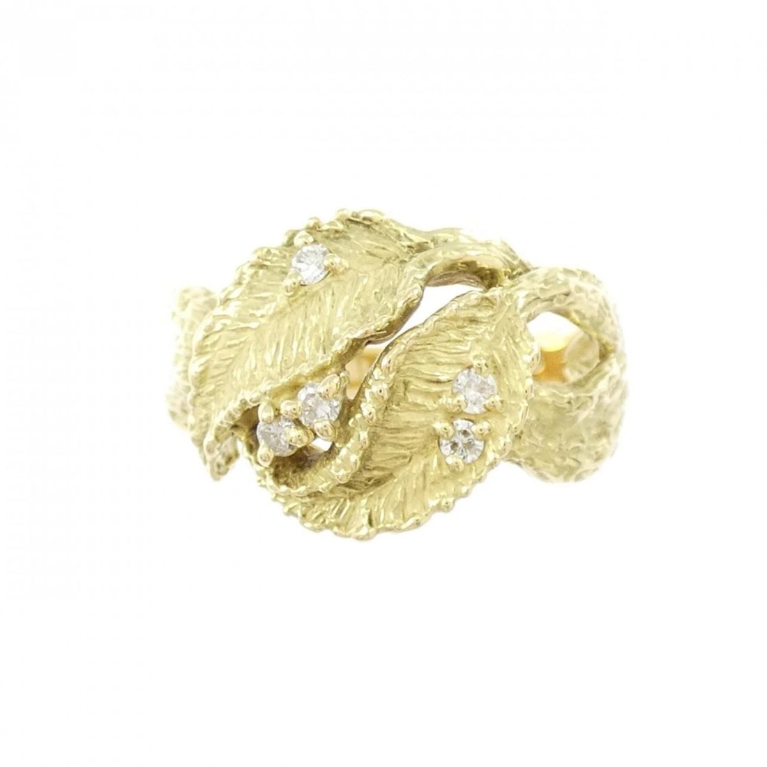 K18YG DIAMOND RING - 2