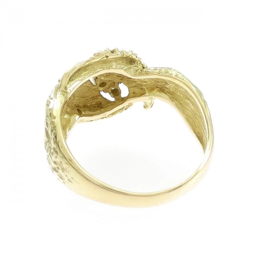 K18YG DIAMOND RING - 3