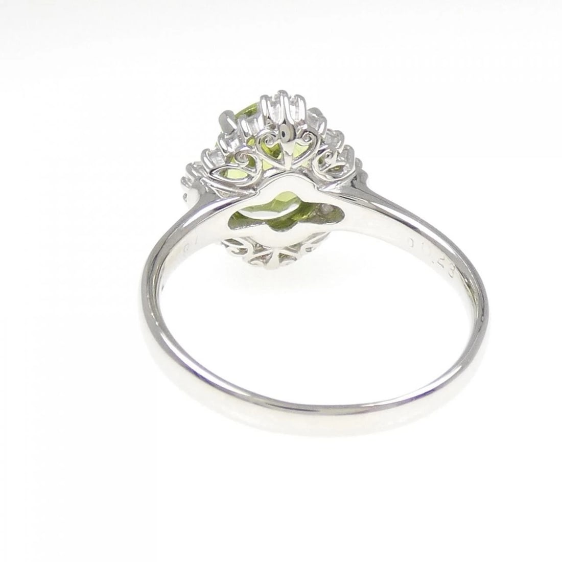PT900 PERIDOT RING - 3
