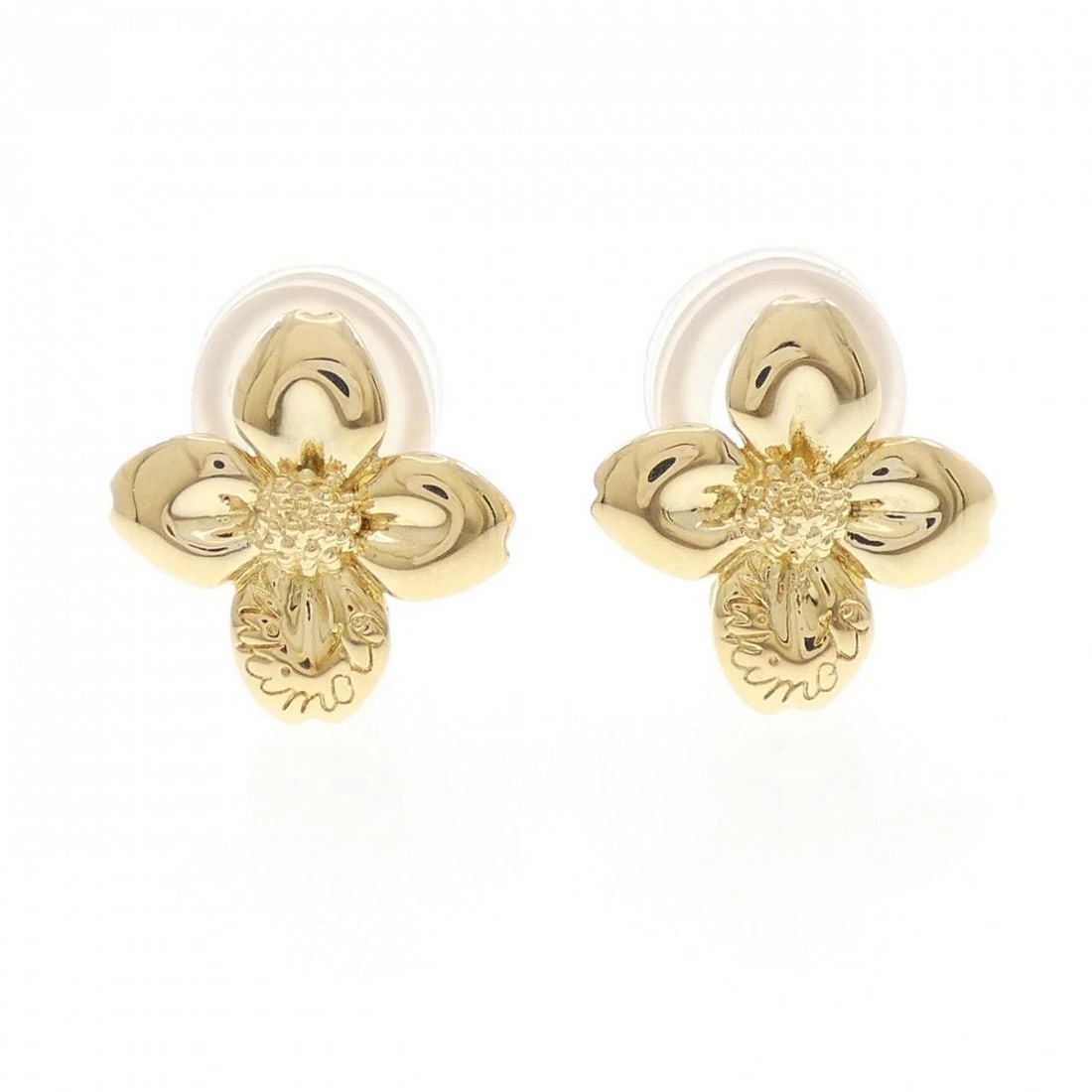 MIKIMOTO K18YG EARRINGS: MIKIMOTO K18YG Earrings Brand: MIKIMOTO Type: Earrings Material: K18 Yellow Gold, Color: yellow gold Size: ActualSize HxW: 16.6mmx16.2mm Accessories: None Accessories Notice: When purchasing
