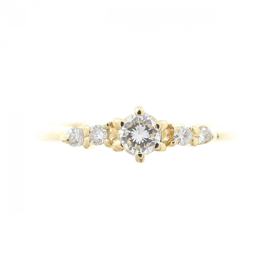 K18YG DIAMOND RING - 2