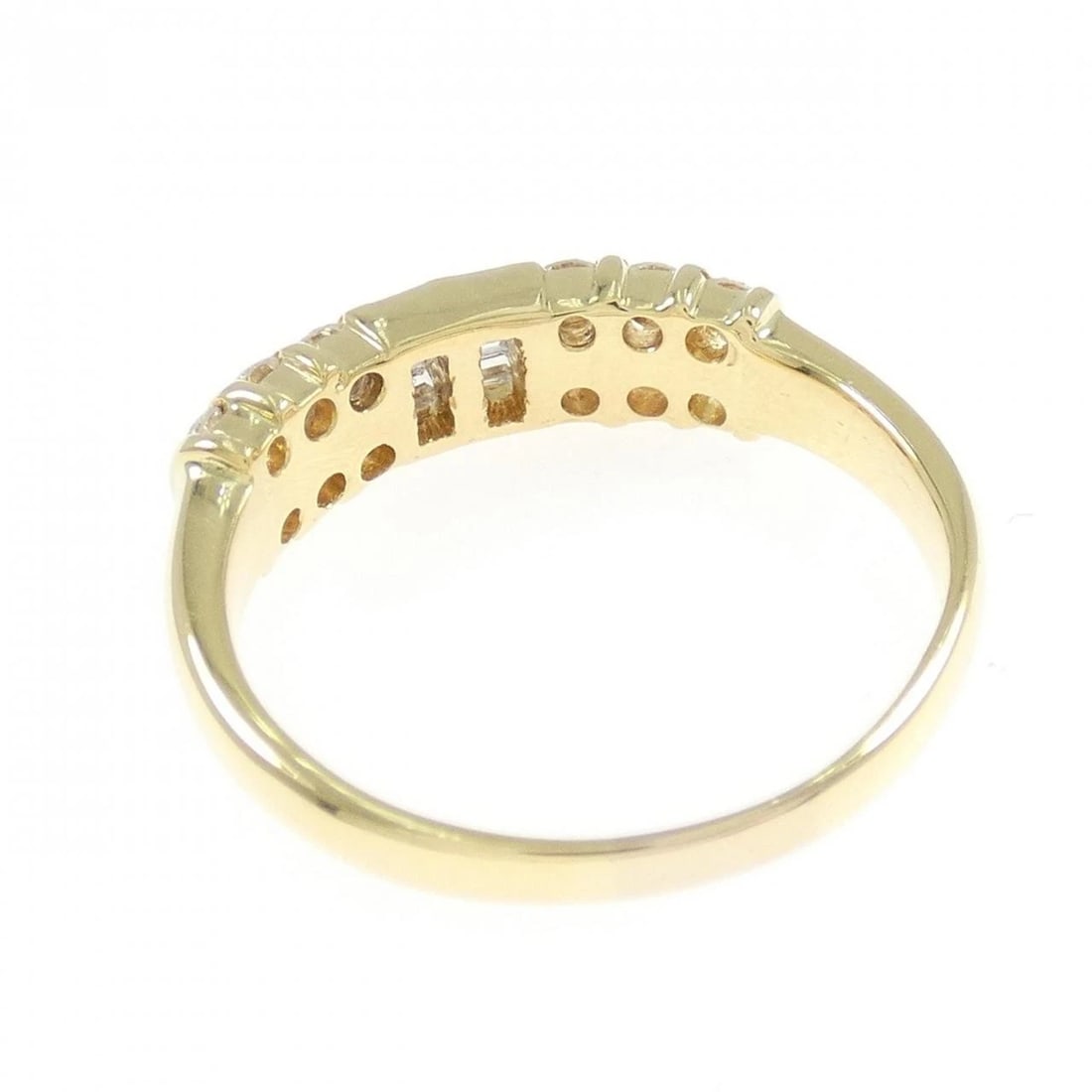 K18YG DIAMOND RING - 3
