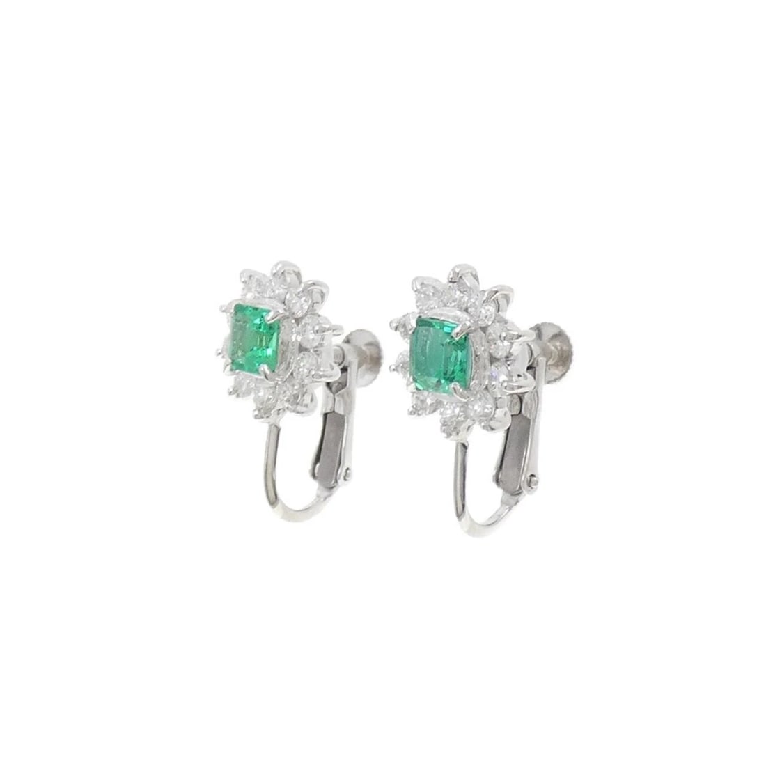 PT850 EMERALD EARRINGS - 2