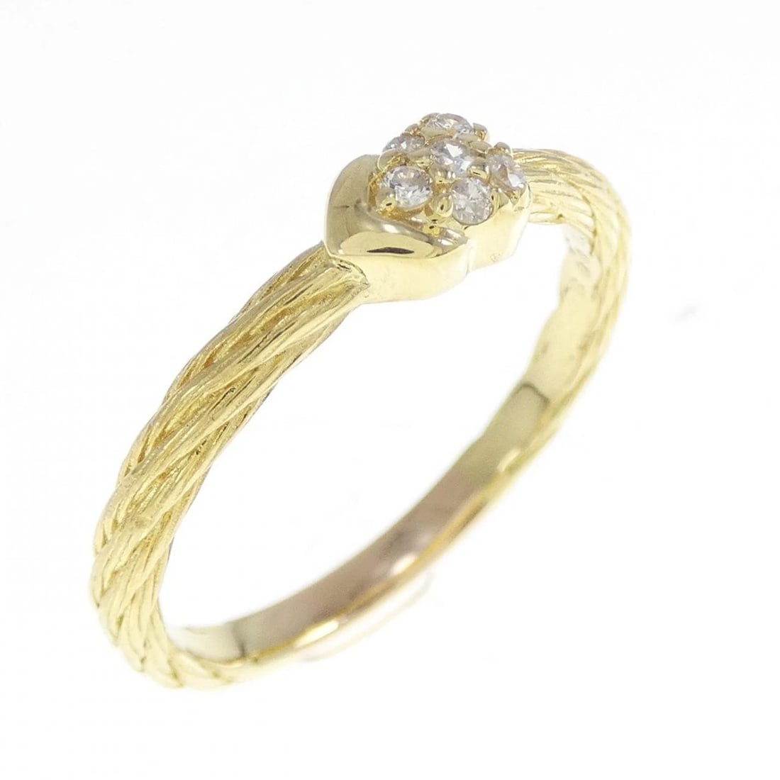 K18YG DIAMOND RING: K18YG Diamond Ring Brand: Unbranded Type: Ring Material: K18 Yellow Gold, Main Stone/Creation Natural Color: Yellow Gold Size: 8.5 ( US size) Accessories: None Accessories Notice: When
