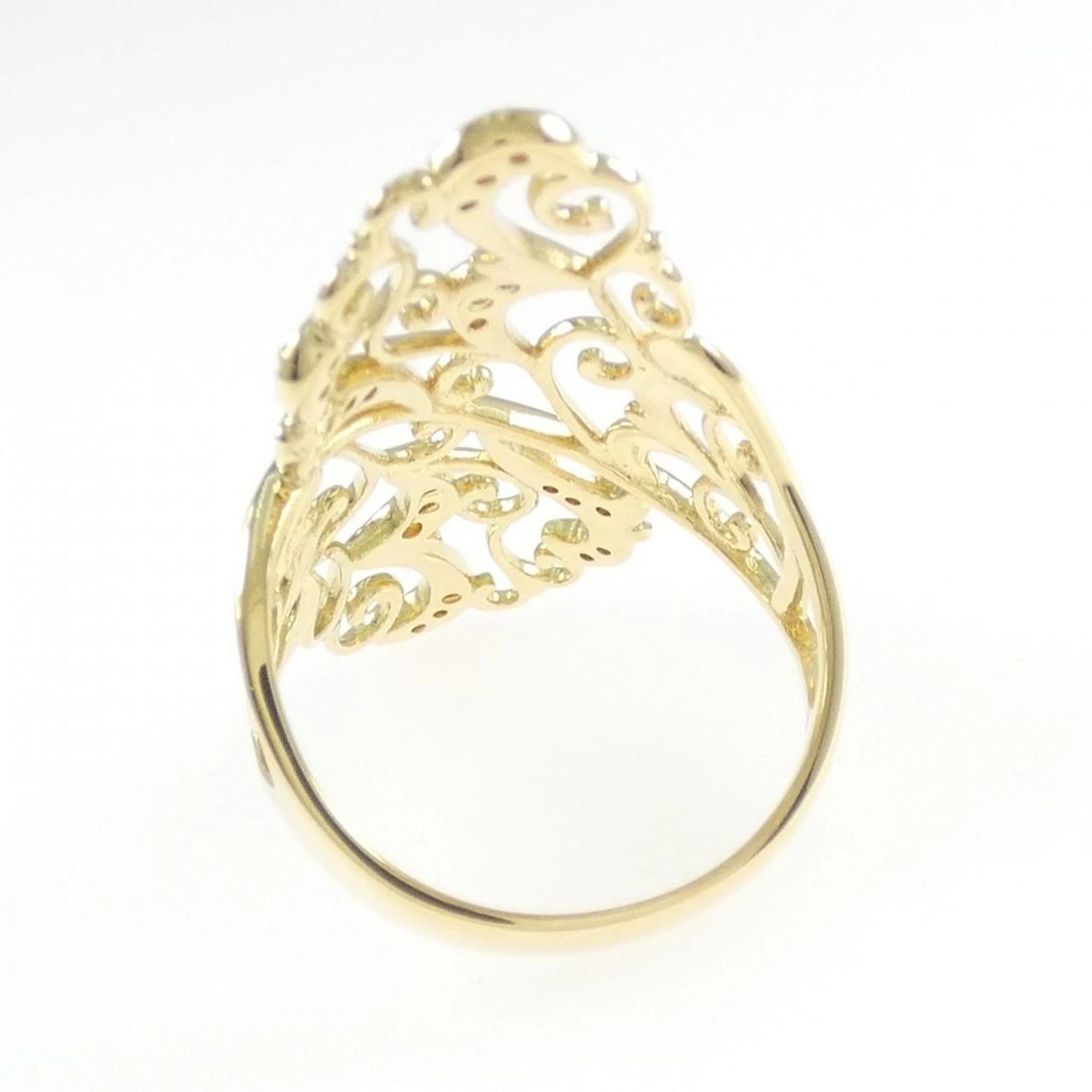 K18YG DIAMOND RING - 3