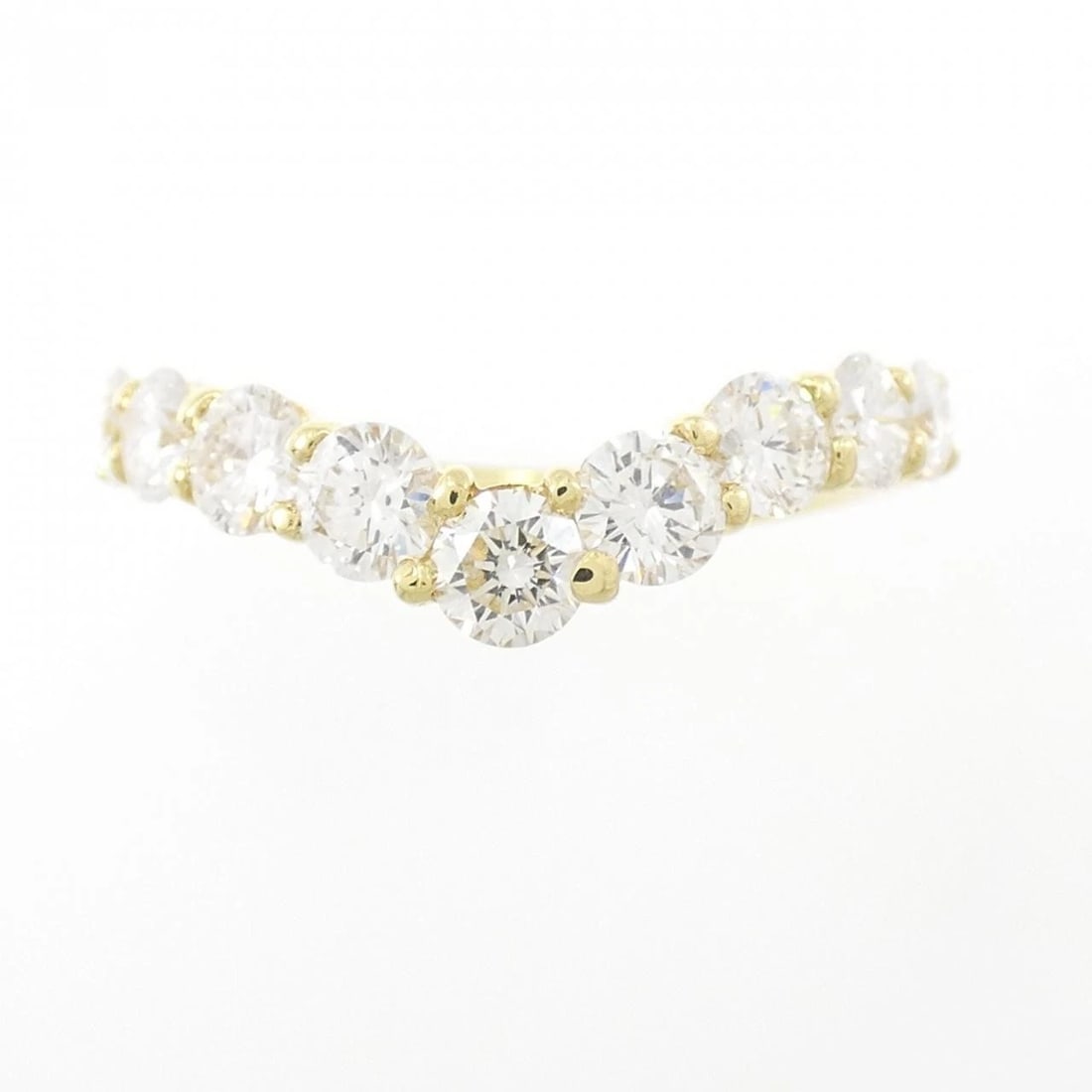 K18YG DIAMOND RING - 2