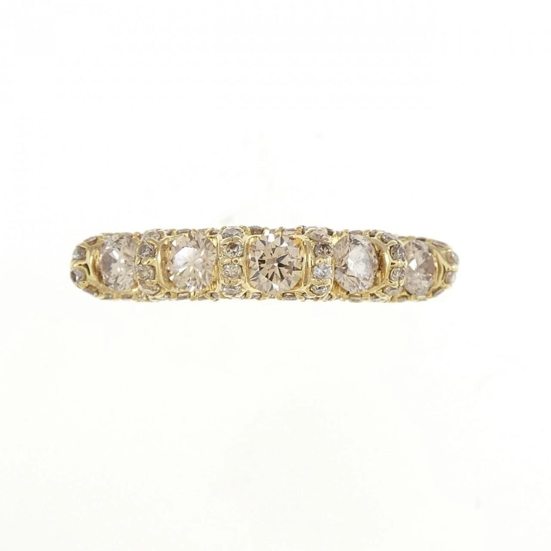 K18YG DIAMOND RING - 2