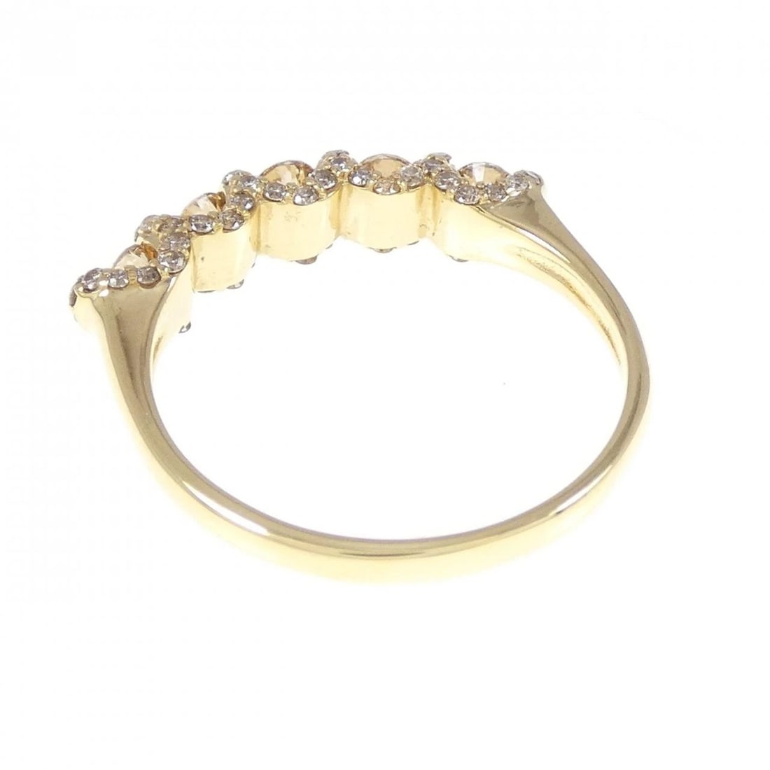 K18YG DIAMOND RING - 3