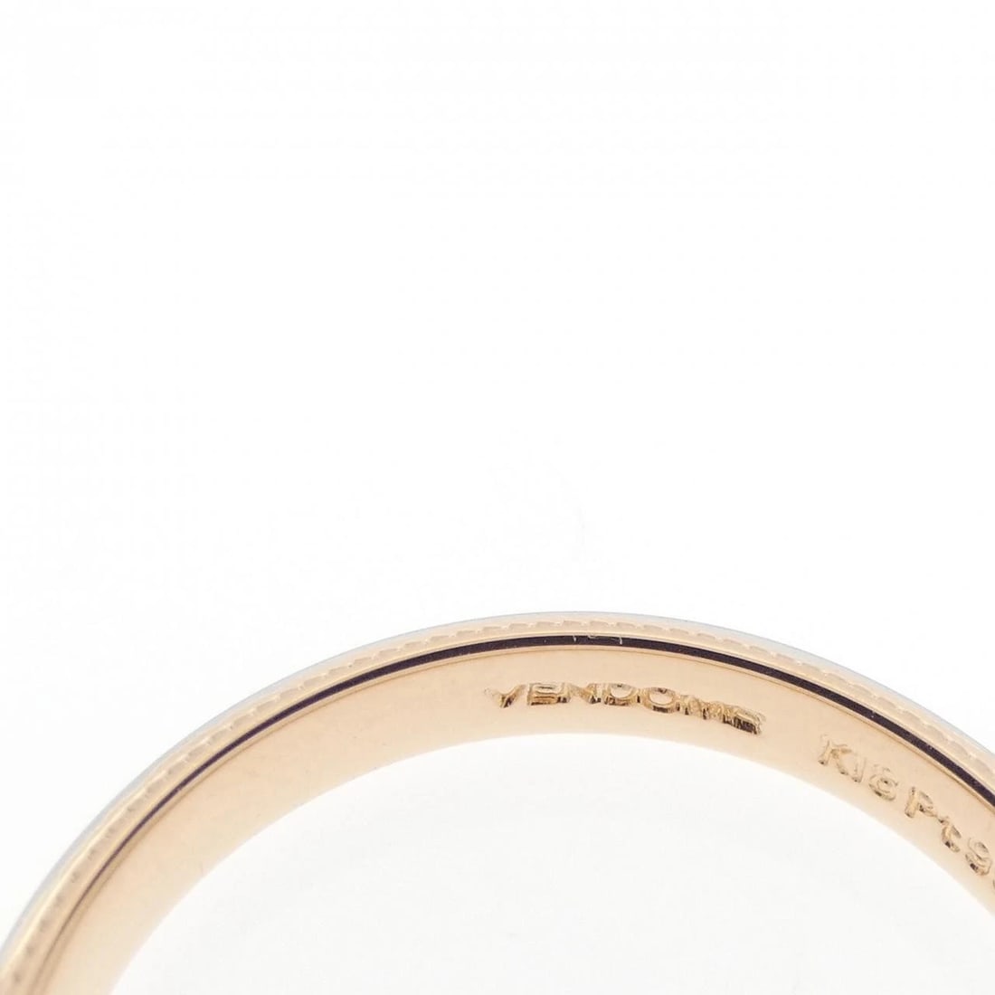 VENDOME K18PG PT950 RING - 3