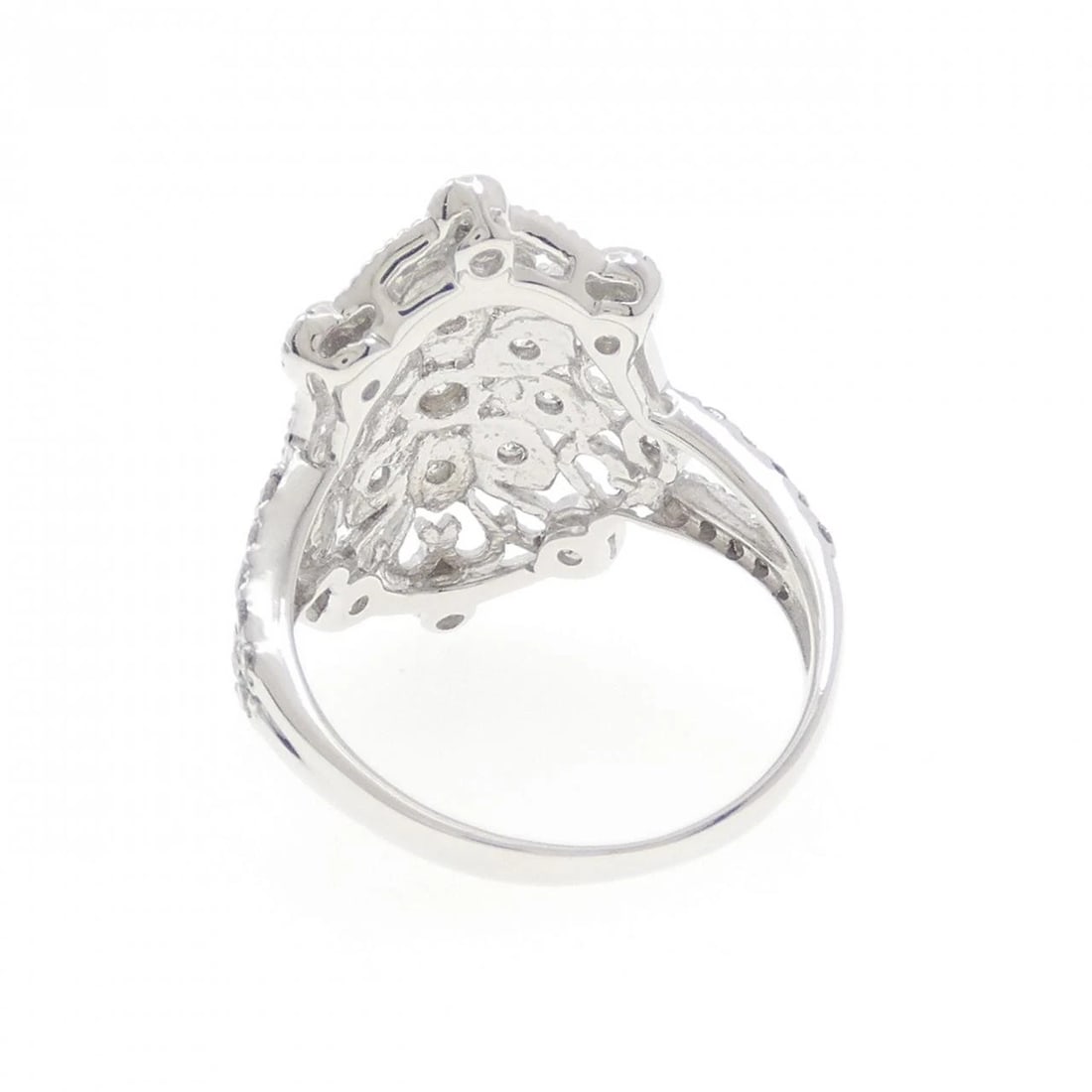 K18WG DIAMOND RING - 3