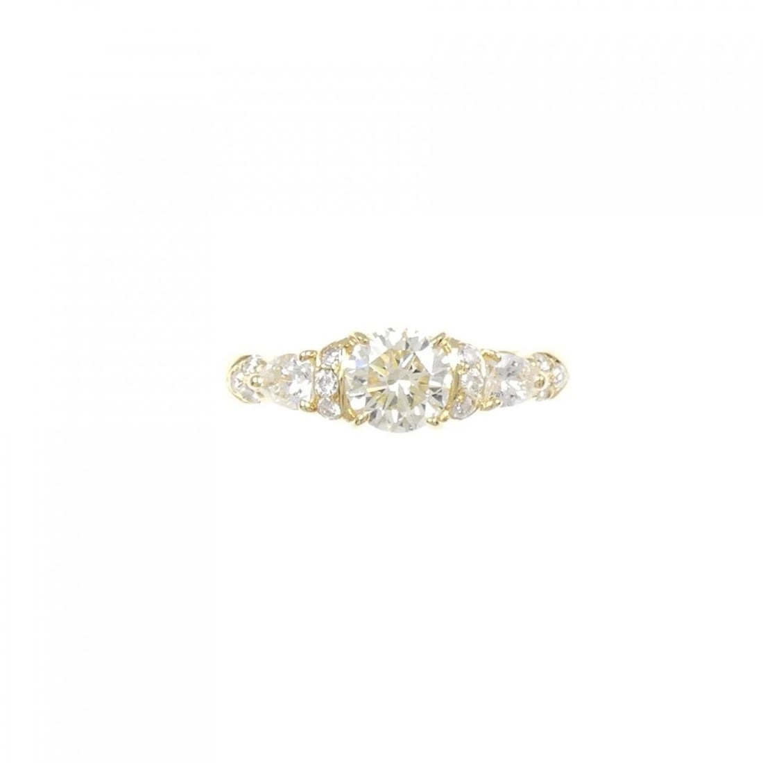 K18YG DIAMOND RING - 2