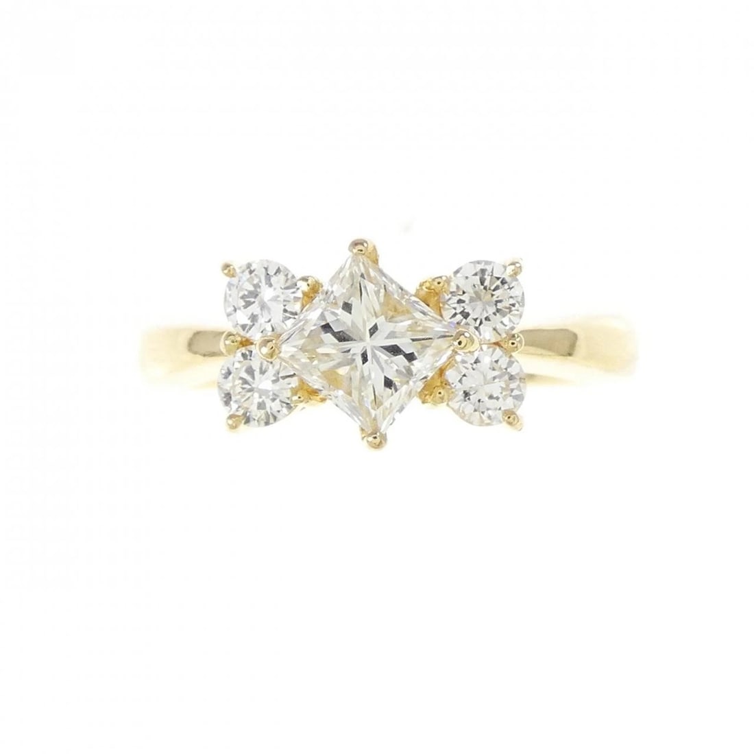 750YG DIAMOND RING - 2