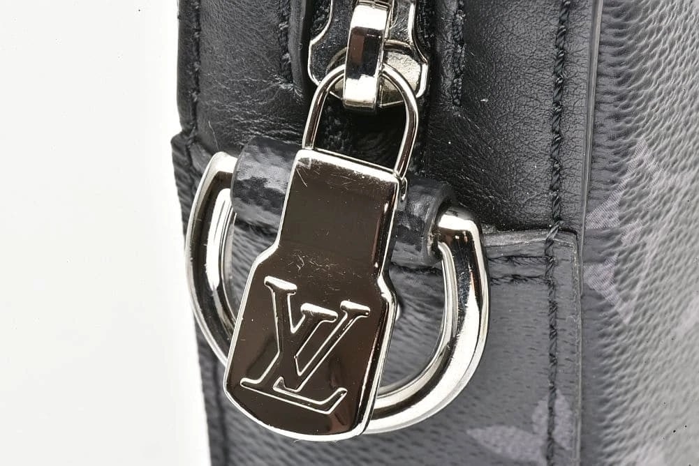 LOUIS VUITTON MONOGRAM ECLIPSE TRIO MESSENGER HANDBAG - 4