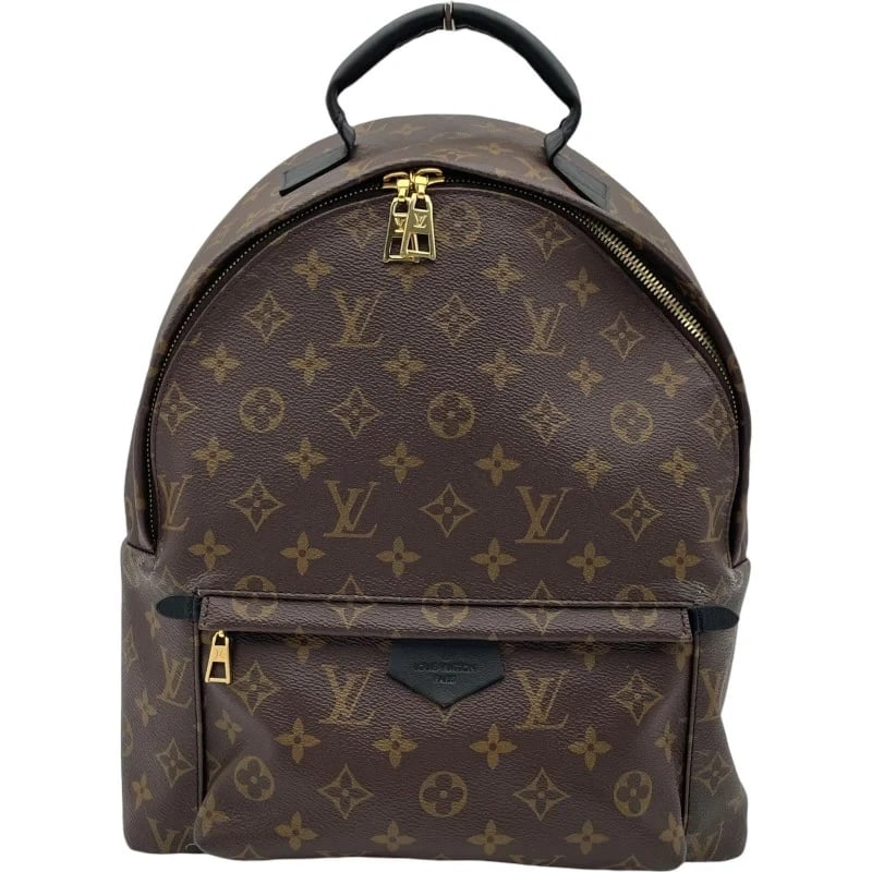 LOUIS VUITTON PALM SPRINGS BACKPACK MM BROWN MONOGRAM HANDBAG (1 of 12)
