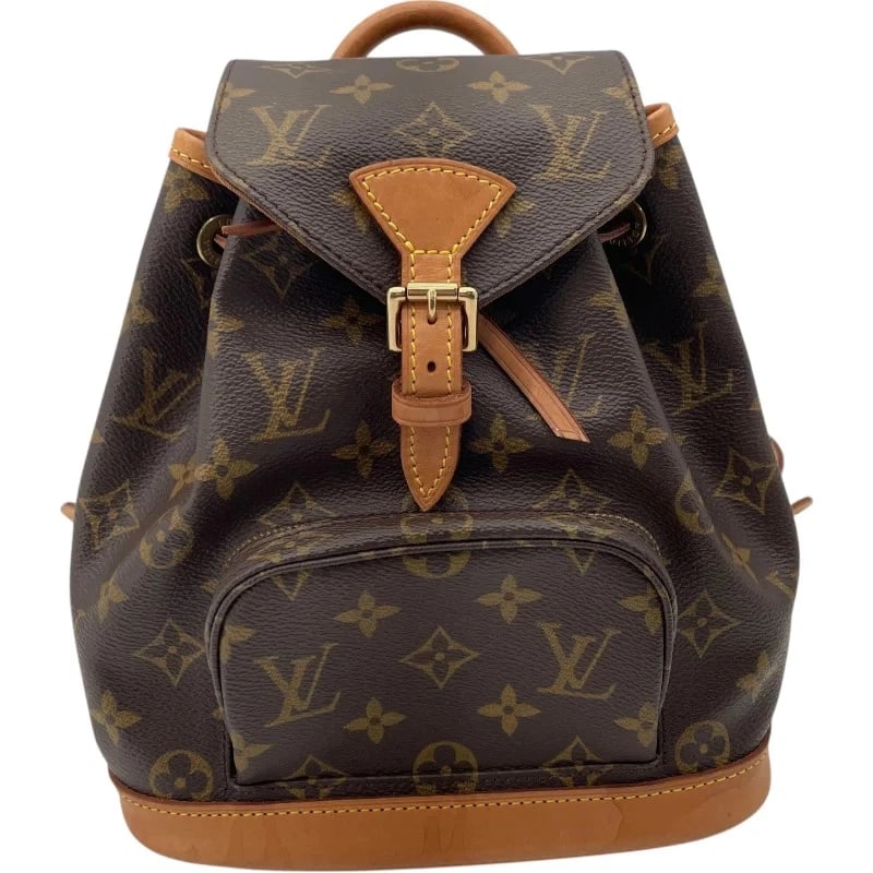 LOUIS VUITTON MONOGRAM MINI MONTSOURIS BACKPACK HANDBAG: Louis Vuitton Monogram Mini Montsouris Backpack Handbag Brand: LOUIS VUITTON Type: Handbag Material: Monogram Color: Monogram Size: W: 21cm / H: 22cm / D: 10cm Accessories: None Accessorie