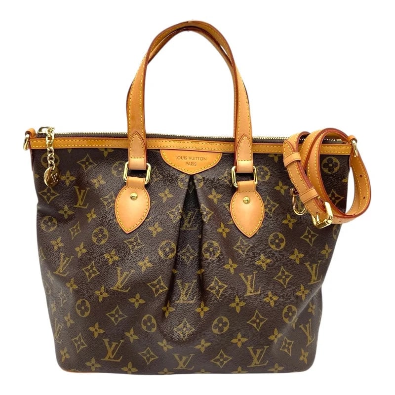 LOUIS VUITTON PALERMO PM BROWN MONOGRAM CANVAS HANDBAG (1 of 12)