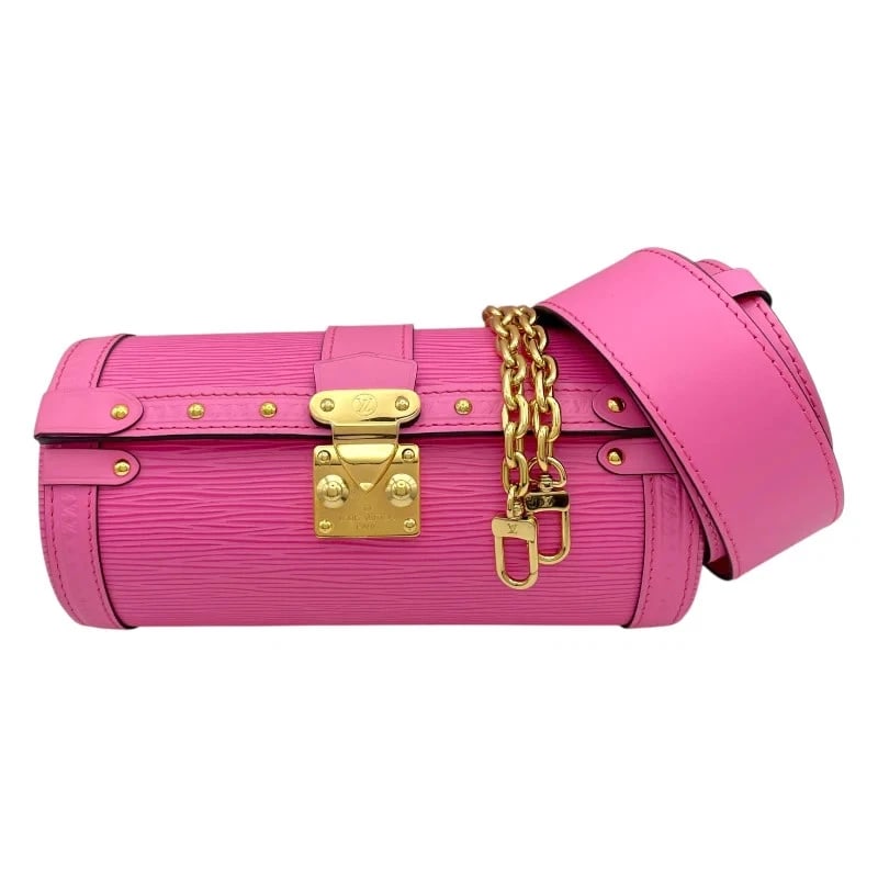 LOUIS VUITTON PAPILLON TRUNK PINK EPI HANDBAG (1 of 12)
