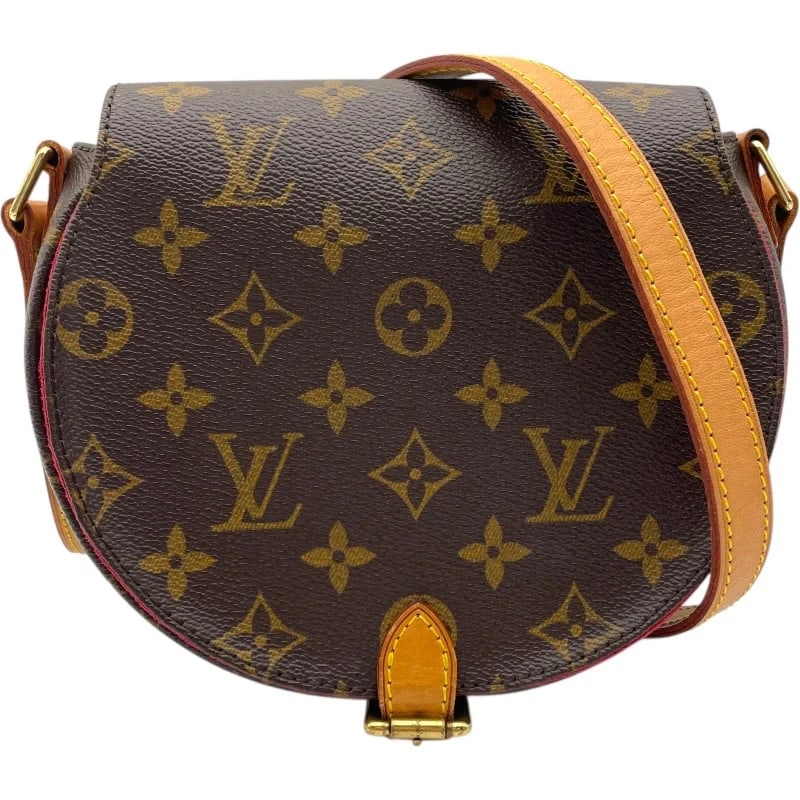 LOUIS VUITTON TAMBOURIN BROWN MONOGRAM CANVAS HANDBAG: LOUIS VUITTON Tambourin Brown Monogram Canvas Handbag Brand: LOUIS VUITTON Type: Handbag Material: Monogram Canvas Color: Brown Size: W: 18cm / H: 16cm / D: 7cm / Shoulder: 105-123cm 