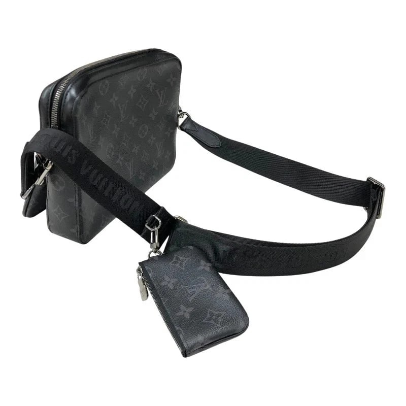 LOUIS VUITTON TRIO MESSENGER MONOGRAM ECLIPSE REVERSE HANDBAG - 3