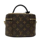 LOUIS VUITTON VANITY NV PM MONOGRAM REVERSE HANDBAG: LOUIS VUITTON Vanity NV PM Monogram Reverse Handbag Brand: LOUIS VUITTON Type: Handbag Material: Monogram Canvas/Monogram Reverse Canvas Color: Monogram x Monogram Reverse Size: W: 18cm / H: 13cm