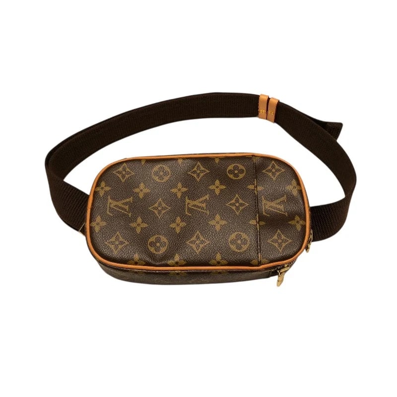 LOUIS VUITTON POCHETTE GANGE BROWN MONOGRAM BODY BAG HANDBAG: LOUIS VUITTON Pochette Gange Brown Monogram Body Bag Handbag Brand: LOUIS VUITTON Type: Handbag Material: Monogram Color: Brown Size: W: 13cm / H: 23cm / D: 5cm / Shoulder: 104cm Accessories: