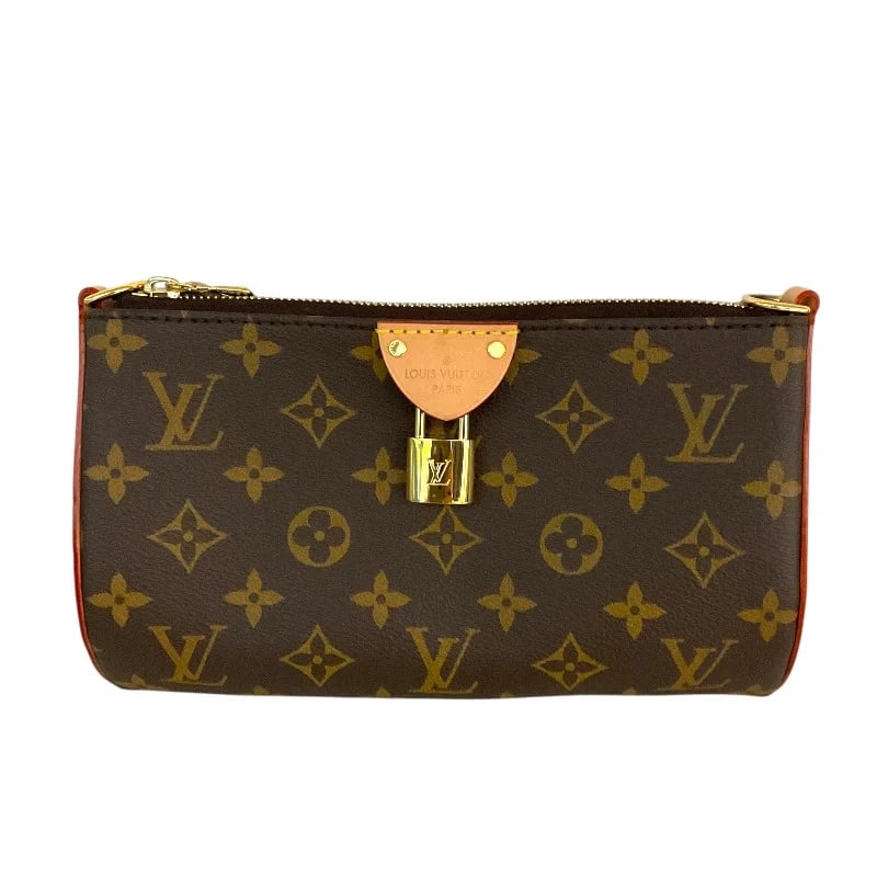 LOUIS VUITTON POCHETTE MINI BROWN MONOGRAM CANVAS HANDBAG: LOUIS VUITTON Pochette Mini Brown Monogram Canvas Handbag Brand: LOUIS VUITTON Type: Handbag Material: Monogram Canvas Color: Brown Size: W: 22.5cm / H: 13cm / D: 5.5cm / Shoulder: 100~125cm 