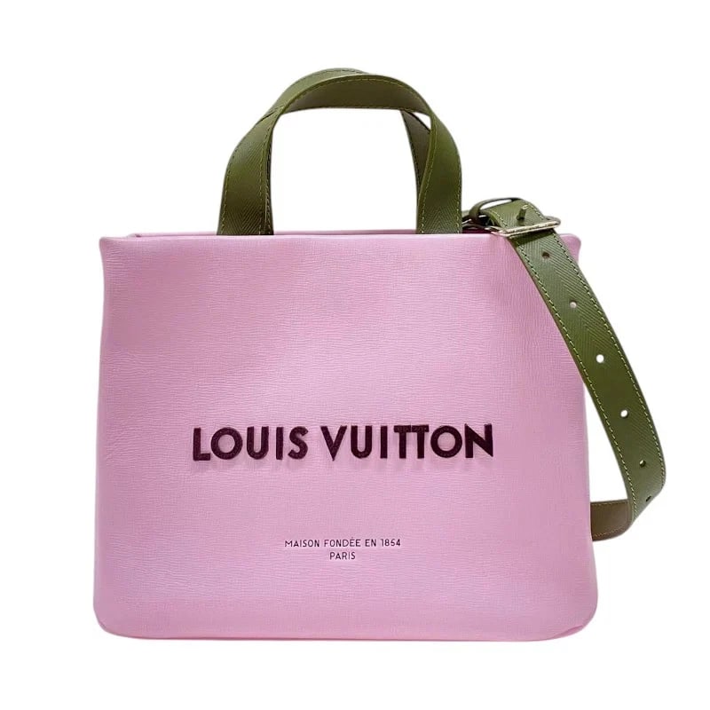 LOUIS VUITTON SHOPPER TOTE MINI PINK CALF SHOULDER BAG HANDBAG: LOUIS VUITTON Shopper Tote MINI Pink Calf Shoulder Bag Handbag Brand: LOUIS VUITTON Type: Handbag Material: Calf Color: pink Size: W: 26cm / H: 21cm / D: 11cm / Shoulder: 95-115cm 