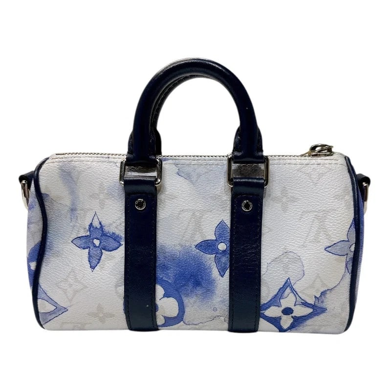 LOUIS VUITTON KEEPALL XS WATERCOLOR MONOGRAM HANDBAG: LOUIS VUITTON Keepall XS Watercolor Monogram Handbag Brand: LOUIS VUITTON Type: Handbag Material: Monogram Color: Watercolor/SV Hardware Size: W: 21cm / H: 12cm / D: 7.5cm Accessories: None