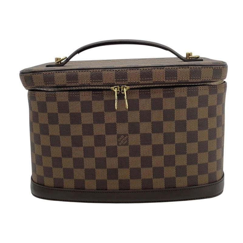 LOUIS VUITTON NICE BROWN DAMIER HANDBAG: LOUIS VUITTON Nice Brown Damier Handbag Brand: LOUIS VUITTON Type: Handbag Material: Damier Color: Brown Size: W: 31cm / H: 21cm / D: 20.5cm / Shoulder: 93-112cm Accessories: None Accessor