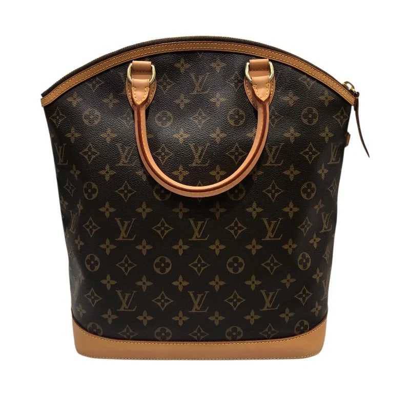 LOUIS VUITTON LOCKIT VERTICAL BROWN MONOGRAM HANDBAG (1 of 9)
