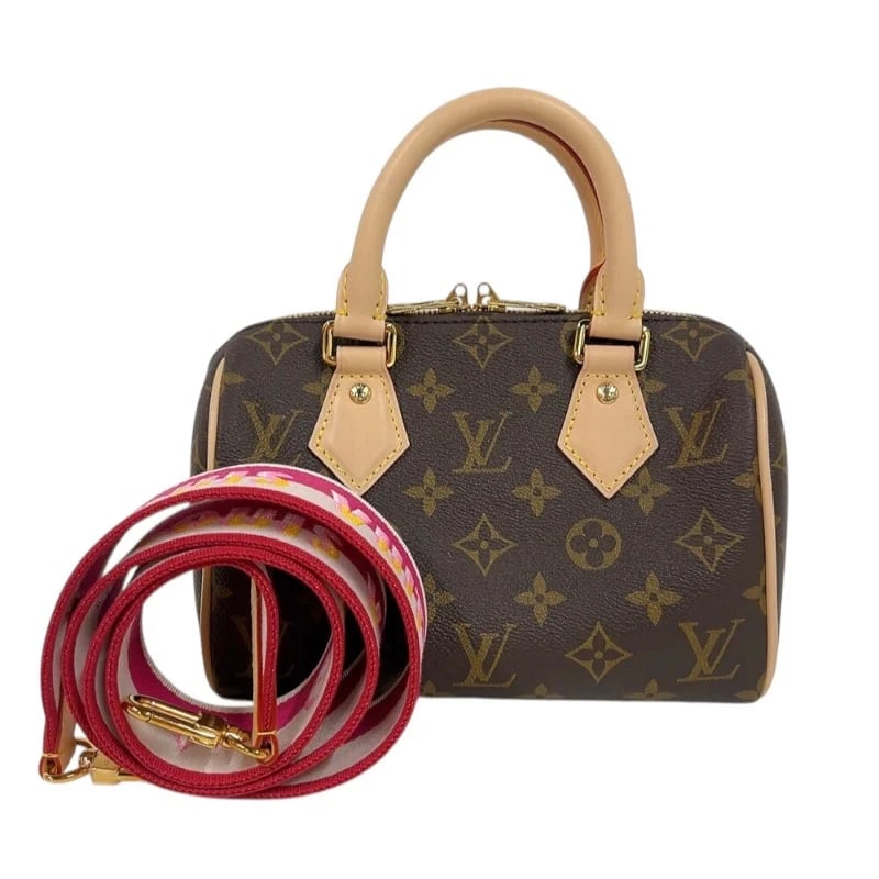 LOUIS VUITTON SPEEDY BROWN MONOGRAM SHOULDER BAG HANDBAG (1 of 12)