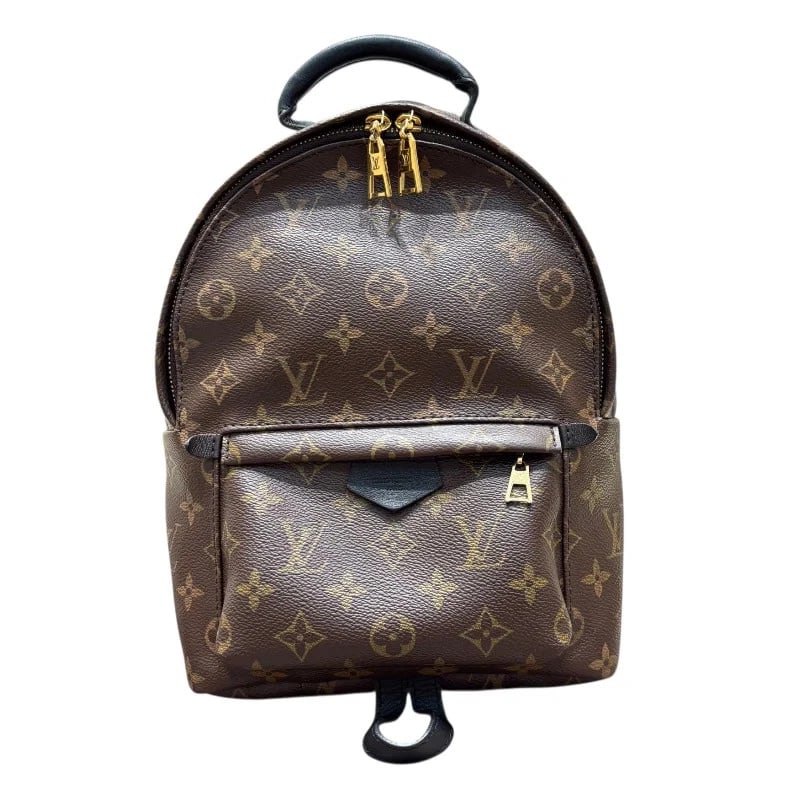 LOUIS VUITTON PALM SPRINGS BACKPACK MONOGRAM CANVAS/LEATHER HANDBAG: LOUIS VUITTON Palm Springs Backpack Monogram Canvas/Leather Handbag Brand: LOUIS VUITTON Type: Handbag Material: Monogram Canvas/Leather Color: none Size: W: 20cm / H: 28cm / D: 10cm /