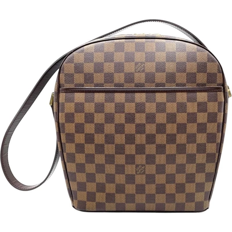 LOUIS VUITTON IPANEMA BROWN DAMIER HANDBAG: LOUIS VUITTON Ipanema Brown Damier Handbag Brand: LOUIS VUITTON Type: Handbag Material: Damier Color: Brown Size: W: 24.5cm / H: 30cm / D: 7.5cm / Shoulder: 84cm Accessories: None Accessories
