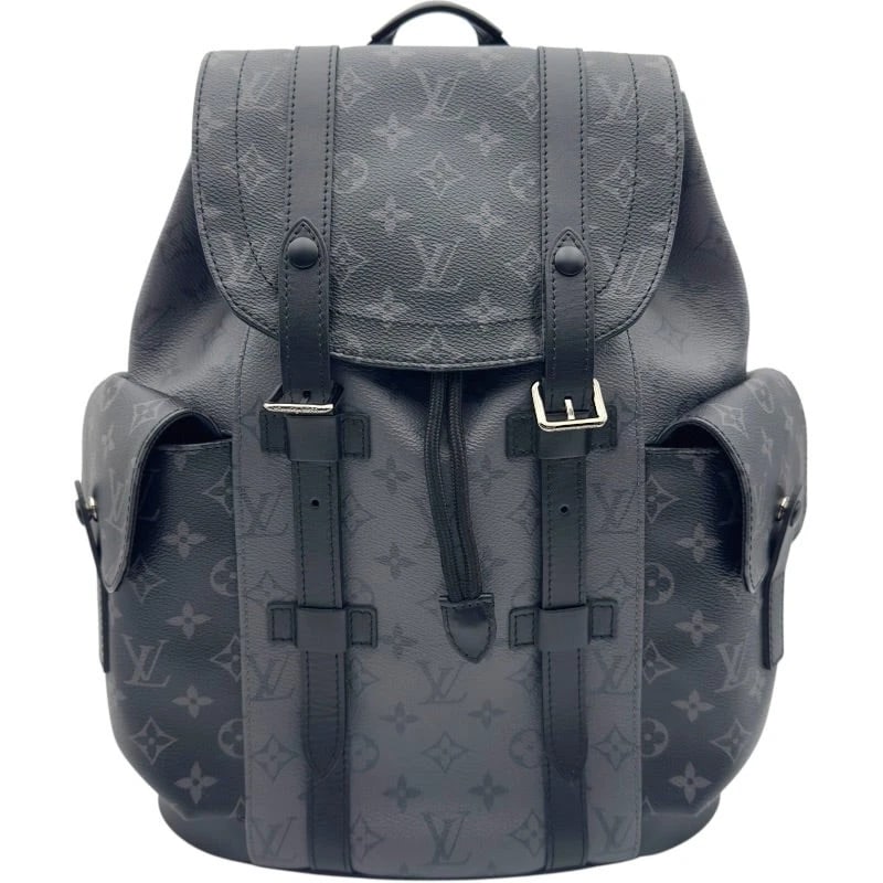 LOUIS VUITTON CHRISTOPHER BLACK MONOGRAM ECLIPSE REVERSE HANDBAG: LOUIS VUITTON Christopher Black Monogram Eclipse Reverse Handbag Brand: LOUIS VUITTON Type: Handbag Material: Monogram Eclipse Reverse Color: black Size: W: 31cm / H: 39cm / D: 10.5cm Accessories