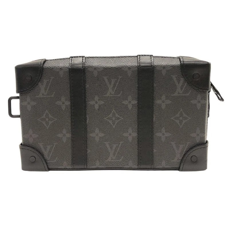 LOUIS VUITTON SOFT TRUNK WALLET BLACK MONOGRAM ECLIPSE HANDBAG - 2