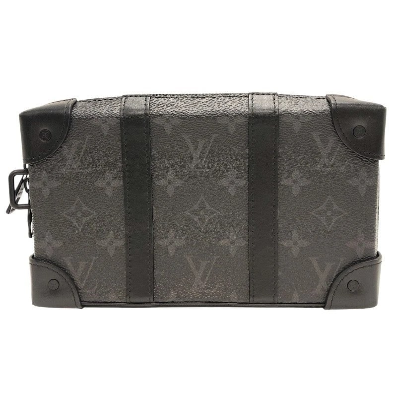 LOUIS VUITTON SOFT TRUNK WALLET BLACK MONOGRAM ECLIPSE HANDBAG - 3