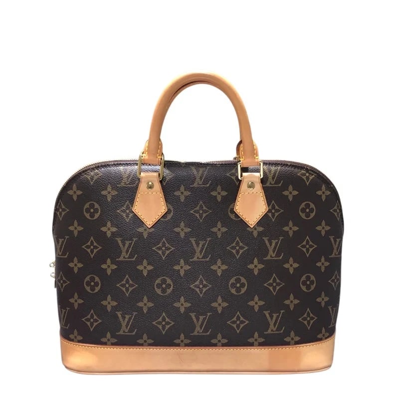 LOUIS VUITTON ALMA BROWN MONOGRAM CANVAS HANDBAG HANDBAG: LOUIS VUITTON Alma Brown Monogram Canvas Handbag Handbag Brand: LOUIS VUITTON Type: Handbag Material: Monogram Canvas Color: Brown Size: W: 32cm / H: 24cm / D: 17cm Accessories: None
