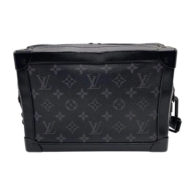 LOUIS VUITTON SOFT TRUNK BLACK MONOGRAM ECLIPSE HANDBAG - 2