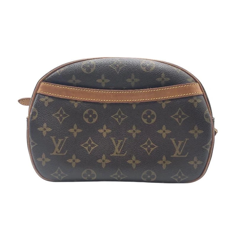 LOUIS VUITTON BLOIS BROWN MONOGRAM CANVAS HANDBAG: LOUIS VUITTON Blois Brown Monogram Canvas Handbag Brand: LOUIS VUITTON Type: Handbag Material: Monogram Canvas Color: Brown Size: W: 22cm / H: 18cm / D: 11cm / Shoulder: 103-120cm Accessories: No