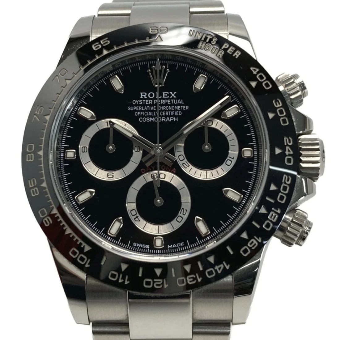 ROLEX BLACK WATCH: ROLEX Black Watch Brand: ROLEX Type: N/A Material: Band Material Stainless Steel, Case Material N/A Color: Band Color Black Size: Band Size none, Case Size 40mm Accessories: None Accessories