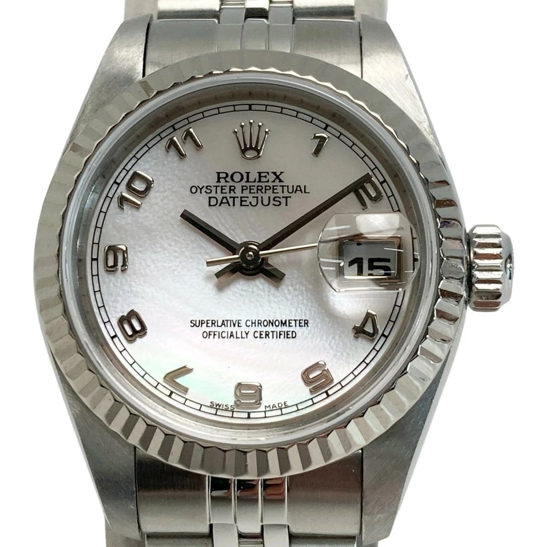 ROLEX WATCH: ROLEX Watch Brand: ROLEX Type: N/A Material: Band Material Ss/Wg, Case Material N/A Color: Band Color N/A Size: Band Size none, Case Size 26mm Accessories: None Accessories Notice: When pu