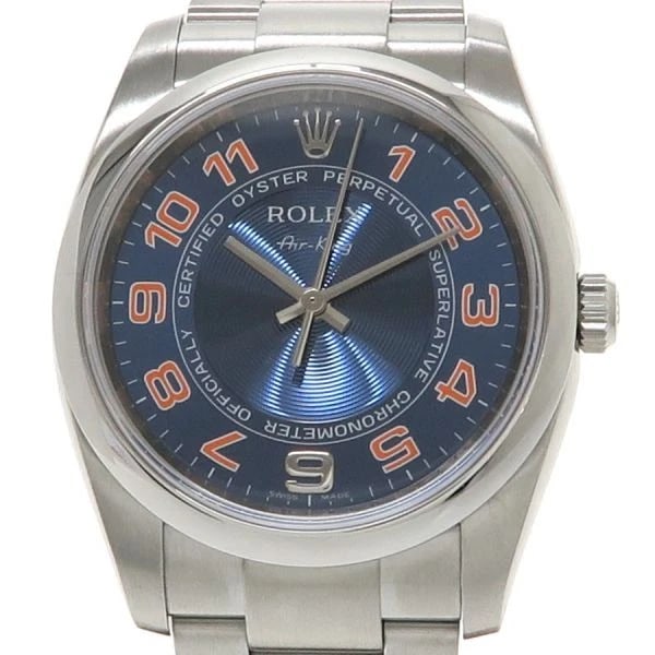 ROLEX AIR KING WATCH: ROLEX Air King Watch Brand: ROLEX Type: N/A Material: Band Material Ss Stainless Steel, Case Material N/A Color: Band Color N/A Size: Band Size none, Case Size 34mm Accessories: None